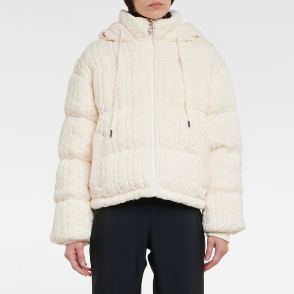 Perfect Moment Kate cable knit wool down puffer jacket - Picture 1 of 14